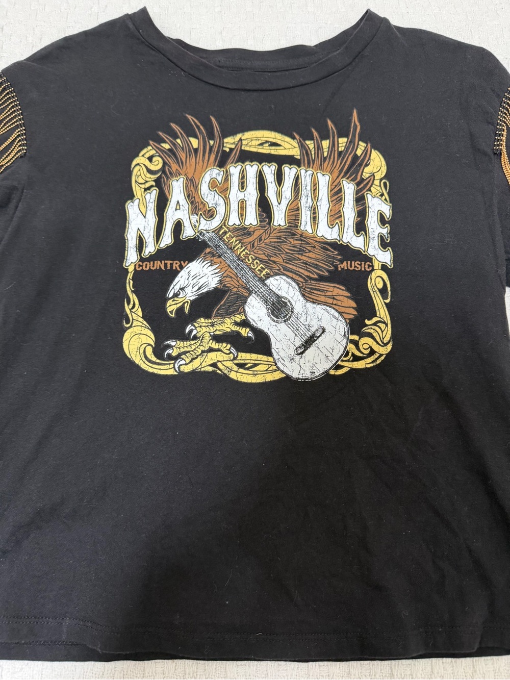 Nashville Graphic Black Short Sleeve Tee